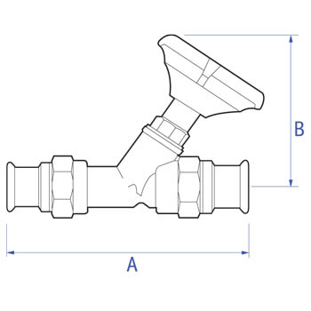 This is an image that shows the dimensions of the product