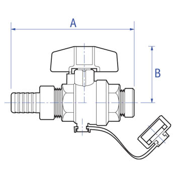 This is an image that shows the dimensions of the product