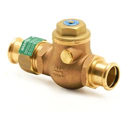 Bronze swing type check valve. XPress union end x XPress end for copper/carbon steel/stainless steel tube