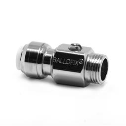 image for Isolating ball valve - straight pattern - male Ball valve