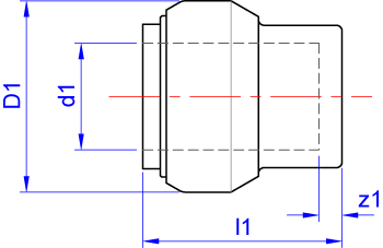 Stop end, push-fit ends for use on tube dimensions