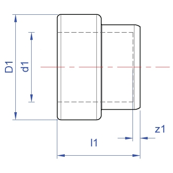 Stop end push-fit end for use on tube dimensions