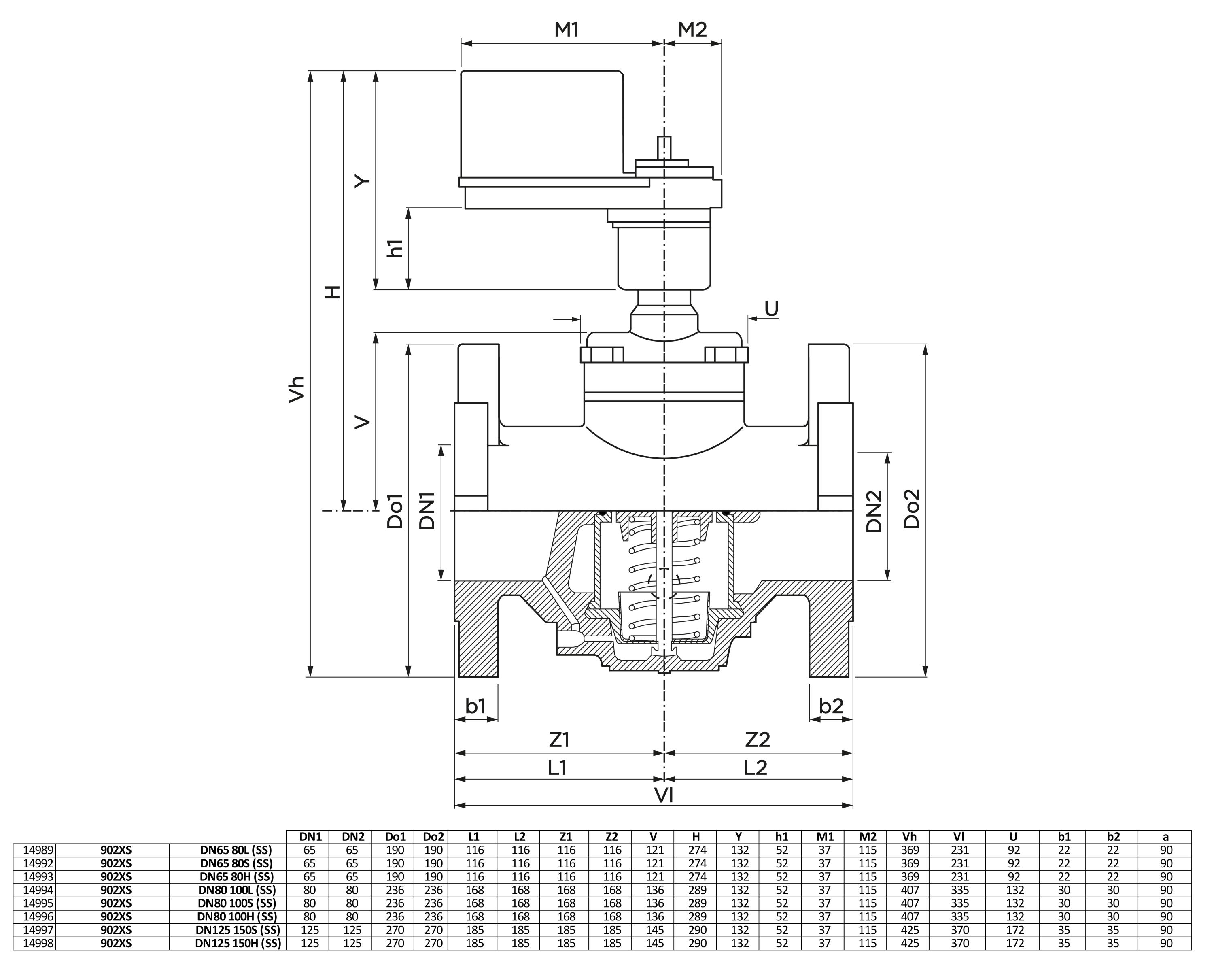 This is an image that shows the dimensions of the product