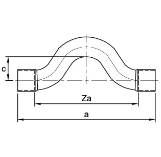 Full crossover, copper x copper dimensions