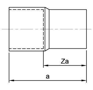 Adaptor, imperial female copper x metric male copper. Adapts imperial tube of older 17G standard to metric fittings dimensions